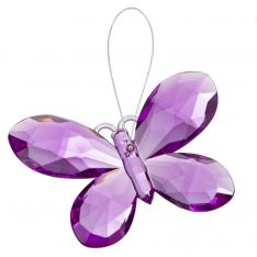 Ganz Crystal Expressions Garden Butterfly Ornament - Light Purple