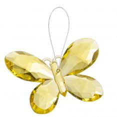 Ganz Crystal Expressions Garden Butterfly Ornament - Yellow