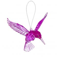 Ganz Crystal Expressions Brilliant Hummingbird Ornament - Pink