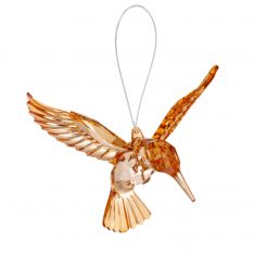 Ganz Crystal Expressions Brilliant Hummingbird Ornament - Orange