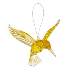 Ganz Crystal Expressions Brilliant Hummingbird Ornament - Yellow
