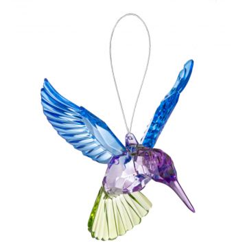 Ganz Crystal Expressions Meadow Hummingbird Ornament - Blue Wings
