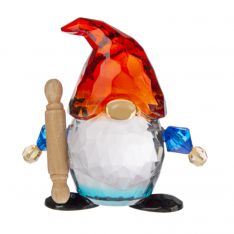 Ganz Crystal Expressions In The Kitchen Gnome Figurine - Rolling Pin