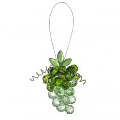 Ganz Crystal Expressions Grape Ornament - Green