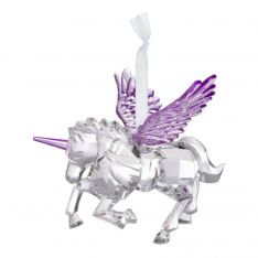 Ganz Crystal Expressions Unicorn Ornament - Purple