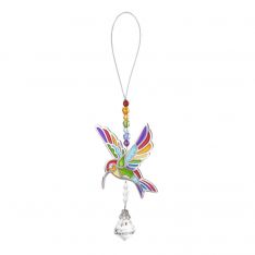 Ganz Crystal Expressions Rainbow Insects Hummingbird SUN JEWELS Ornament