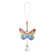 Ganz Crystal Expressions Rainbow Insects Butterfly SUN JEWELS Ornament