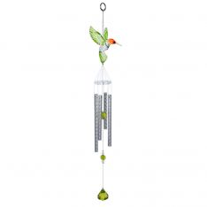 Ganz Crystal Expressions Red Throated Humminbird Windchime