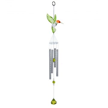 Ganz Crystal Expressions Red Throated Humminbird Windchime