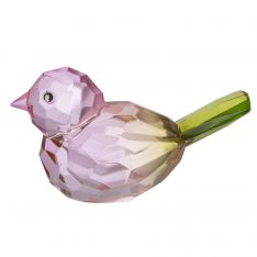 Ganz Crystal Expressions Two Toned Sweet Bird - Pink & Green