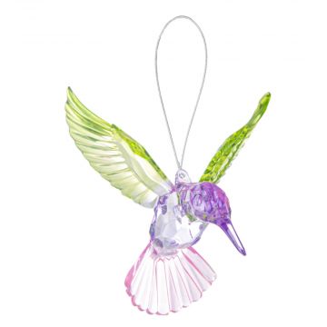 Ganz Crystal Expressions Springtime Meadow Green/Purple/Pink Hummingbird