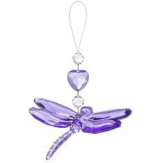 Ganz Crystal Expressions Luminous Heart Dragonfly - Purple
