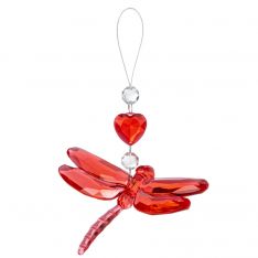 Ganz Crystal Expressions Luminous Heart Dragonfly - Red