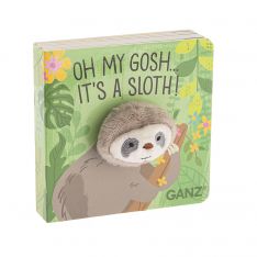 Ganz Baby Sloth Finger Puppet Book
