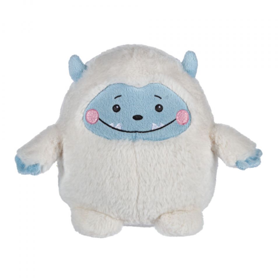 Ganz Squishy Squad Yeti Plush Stuffed Animal Toy 8 Inch White
