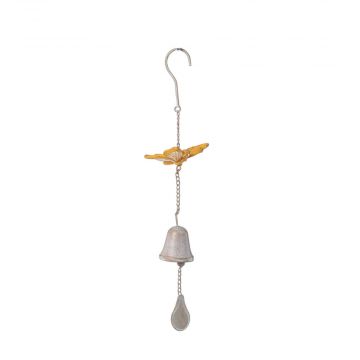 Ganz Midwest-CBK Outdoor Living Yellow Butterfly Wind Chime