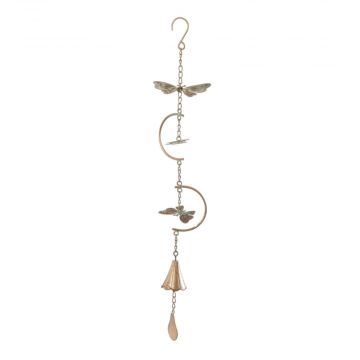 Ganz Midwest-CBK Outdoor Living Gold Patina Butterfly Windchime