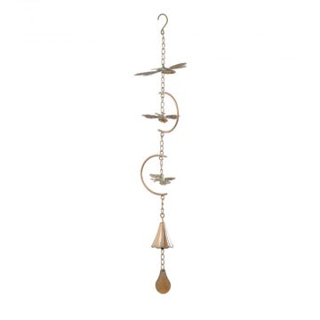 Ganz Midwest-CBK Outdoor Living Gold Patina Bee Windchime