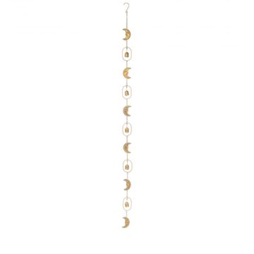 Ganz Midwest-CBK Outdoor Living Moon With Bell Rain Chain