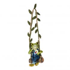 Ganz Swinging into Spring Frog Ornament
