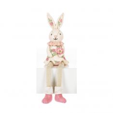 Ganz Bunnies And Blooms Shelfsitter - Girl Bunny