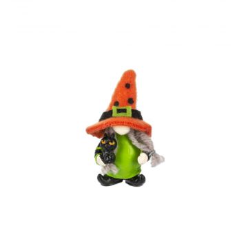 Ganz Witch Gnome Charm - Black Cat