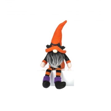 Ganz Halloween Friends Orange Witch Gnome Shelf Sitter