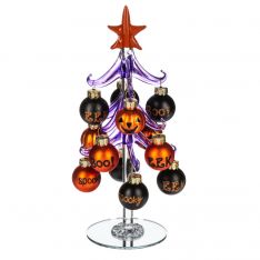 Ganz Halloween Tree With Ornaments - Purple