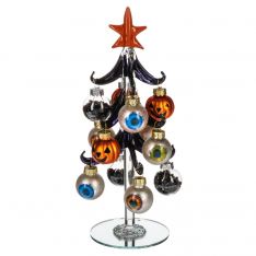 Ganz Halloween Tree With Ornaments - Black