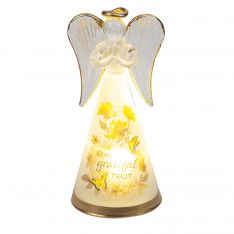 Ganz Light Up Angel Figurine - Keep A Grateful Heart