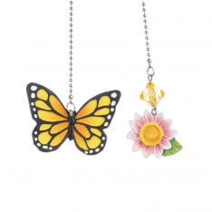 Ganz Better Together Car Charm - Butterfly/Flower
