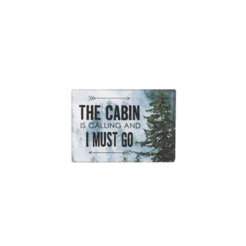 Ganz Wilderness "The Cabin Is Calling And I Must Go" Magnet