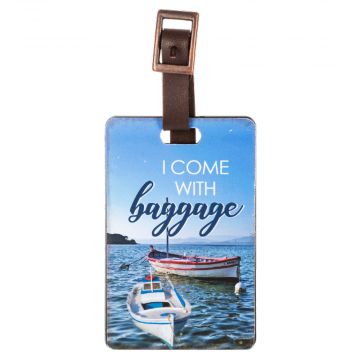 Ganz Luggage Tag - I Come With Baggage