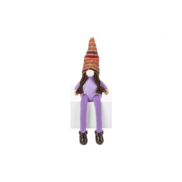 Ganz Your Very Own Worry Gnome Shelfsitter - Purple
