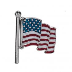 Ganz God Bless America - Swivel Flag Charm