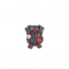 Ganz Pawsitively Yours Forever Dog Wearing Glasses Figurine