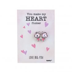 Ganz Love Bug Pin - You Make My Heart Flutter
