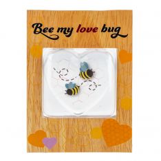 Ganz Love Bug Pocket Charm on Backer Card - Bee My Love Bug
