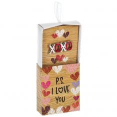 Ganz Love Mail Matchbox Pin P.S. I Love You
