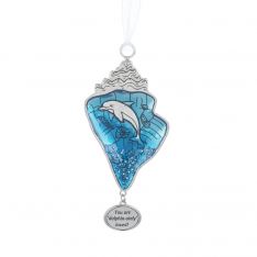 Ganz By The Shore "You are 'dolphin-ately' loved!" Ornament