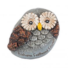 Ganz Hooos in the Garden "Welcome Feathered Friends" Stone