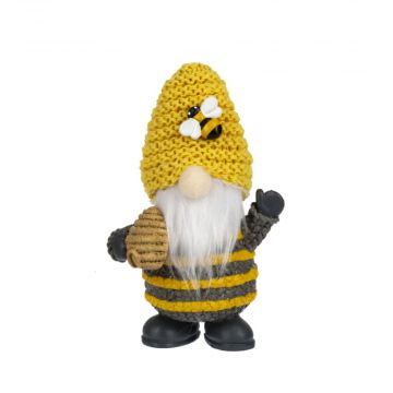 Ganz Life is Sweet Bee Gnome Figurine - Holding Bee Hive