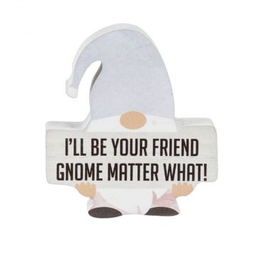 Ganz Block Talk Friends - I'll Be Your Friend Gnome Matter What