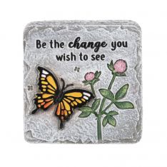 Ganz Bas Relief Block Talk - Be The Change You Wish To See