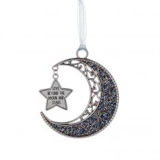 Ganz I Love You To The Moon And Back Ornament - Love Beyond The Moon
