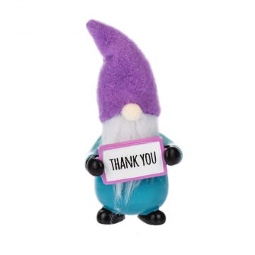 Ganz Celebration Gnome Figurine - Thank You