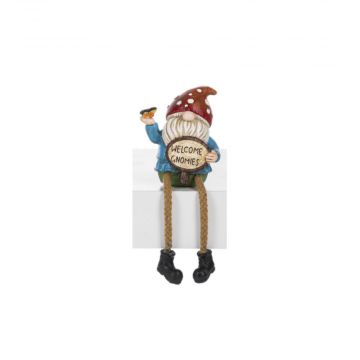 Ganz Cottagecore Mushroom Gnome Shelfsitter - Welcome Gnomies