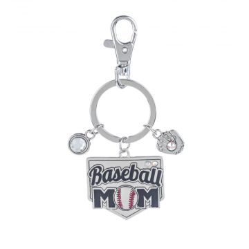 Ganz Key Ring - Baseball Mom