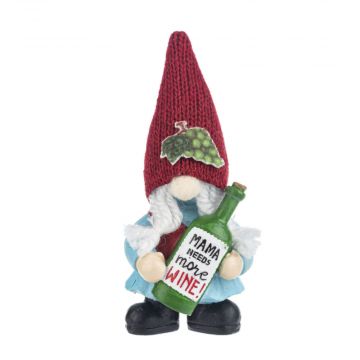 Ganz Mama Needs More Wine Gnome Figurine