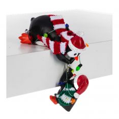 Ganz Holiday Hangout Penguin Shelfsitter